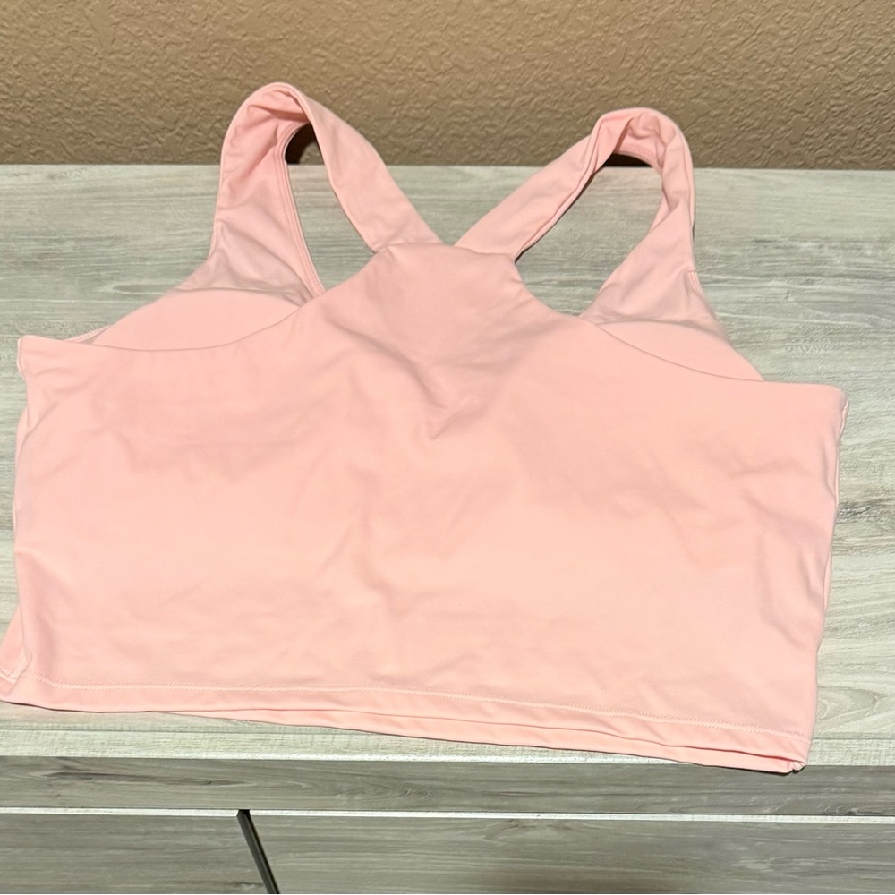 Pink Lily Head Start Pink V-Shaped Active Top - Picture 4 of 4